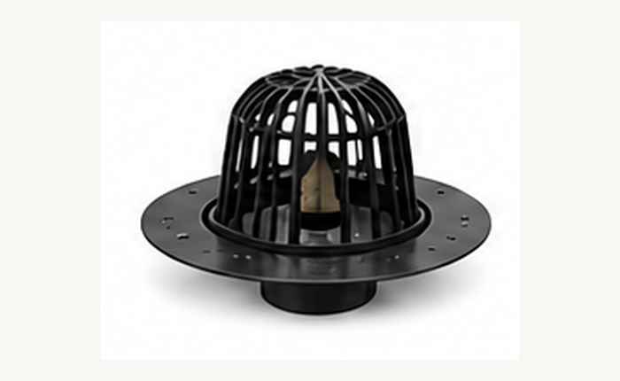 Roof drain with leaf guard