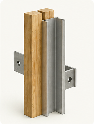 Timber or aluminium substructure